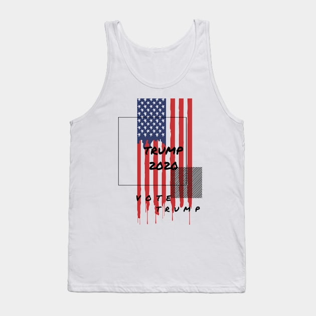 DONALD TRUMP FOR PRESIDENT 2020 Tank Top by Rebelion